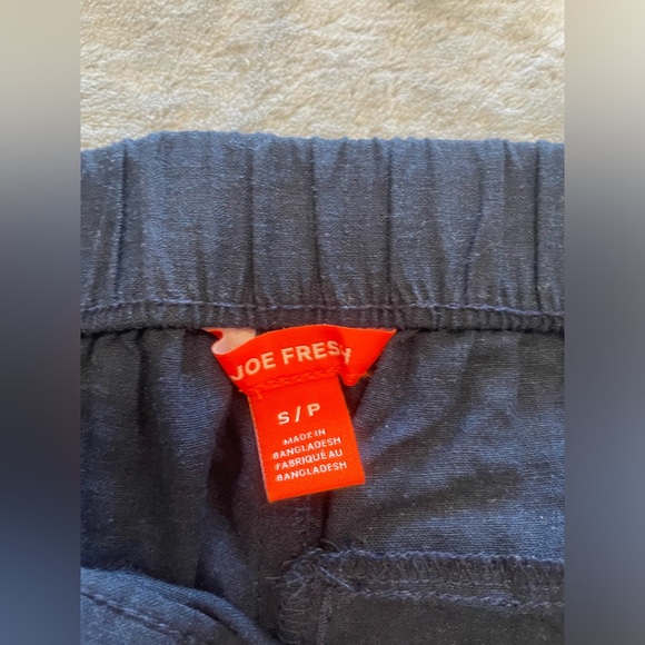 2/$15 ❗️JOE FRESH blue linen-blend pants - Picture 4 of 6